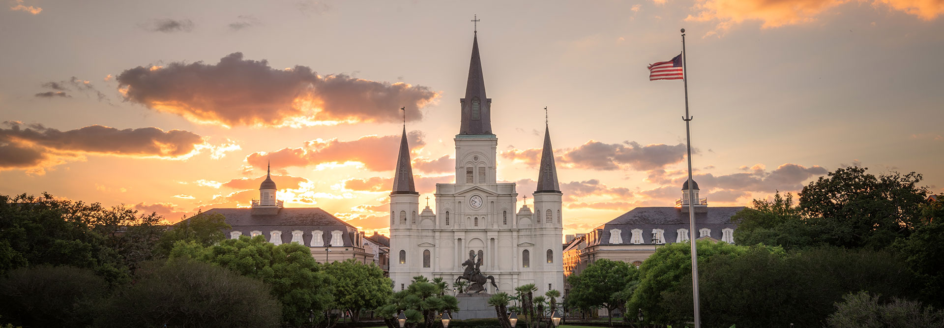 St. Louis Cathedral in Jackson Square new orleans