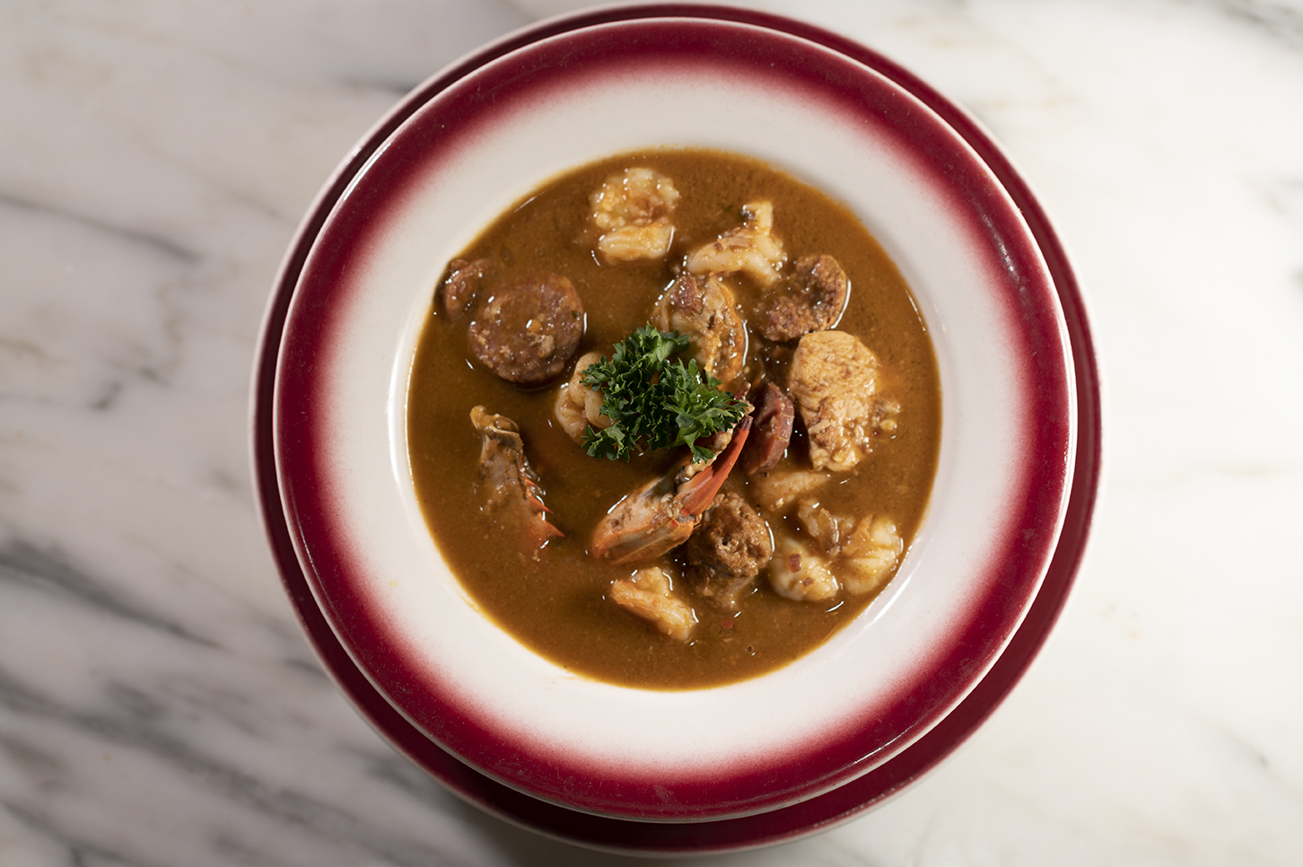 Gumbo from the iconic Dooky Chase's in New Orleans.