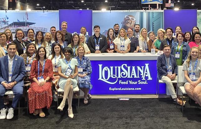 The Louisiana Office of Tourism is joined by tourism partners from around the state to promote Louisiana to global travel buyers and media during the U.S. Travel Association’s IPW 2025 in Chicago.