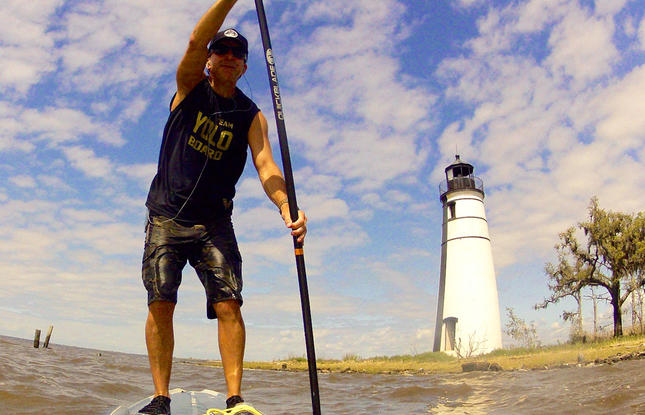 Stand Up Paddleboarding on the Northshore of Louisiana