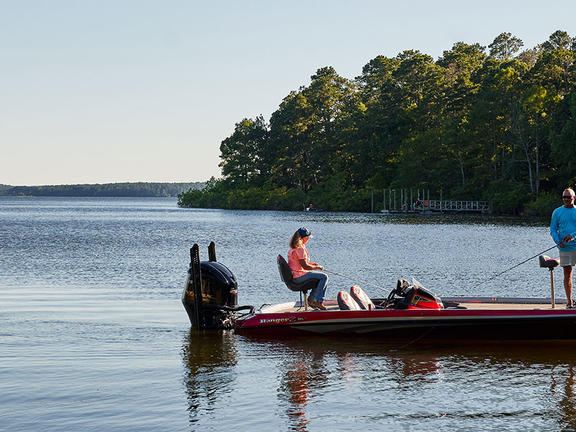 fresh water fishing at south toledo bend state par