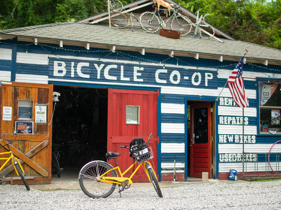 Brook's Bicycle Co-Op in Old Mandeville