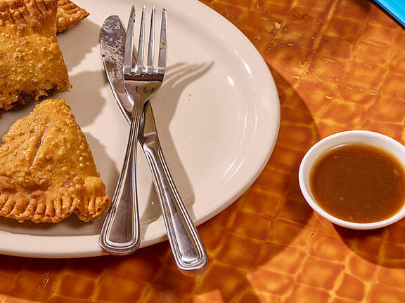 Famous Louisiana meat pies.