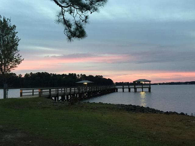 Fishing Piers at Sunrise