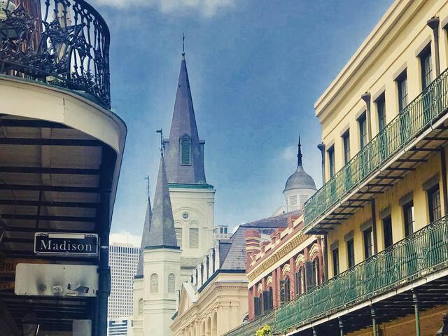 St. Louis Cathedral in the historic French Quarter