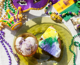 King Cake Ice Cream Recipe