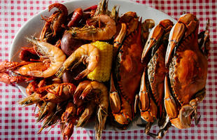 Boiled Seafood Platter