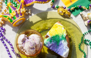 King Cake Ice Cream Recipe