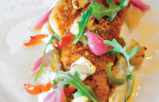 Redfish with Sage Brown Butter - Cotton Restaurant Monroe LA